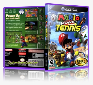 Mario Power Tennis Front Cover Artwork - Mario Power Tennis Wii Cover, HD Png Download, Free Download