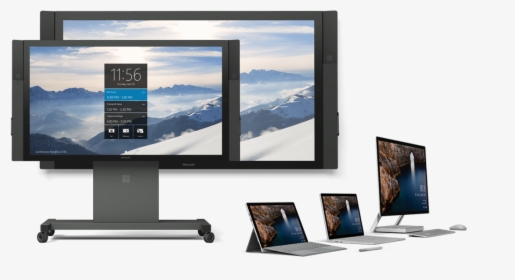 Microsoft Surface Family - Microsoft Surface Hub 1, HD Png Download, Free Download