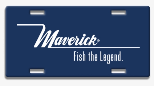 Maverick Aluminum License Plate - Graphics, HD Png Download, Free Download