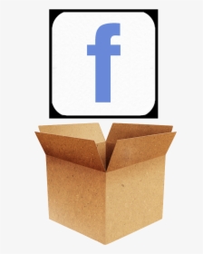 Facebook New App Out Of The Bo - Cardboard Box, HD Png Download, Free Download