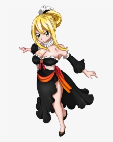 Fairy Tail 385 Aquarius Power Lucy By Kemucampos-d7qigka - Fairy Tail Lucy Star Dress Leo Form, HD Png Download, Free Download