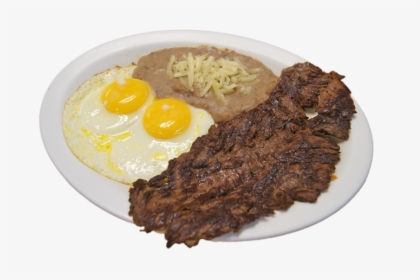 Steak And Eggs - Fried Egg, HD Png Download, Free Download