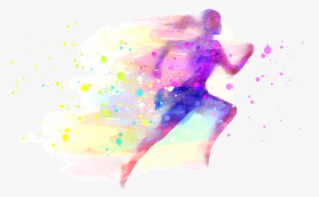 Runner Colorful Transparent Background, HD Png Download, Free Download