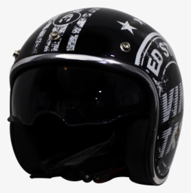 Casco Abierto Immortale Vintage Chopper Lente Interno - Motorcycle Helmet, HD Png Download, Free Download