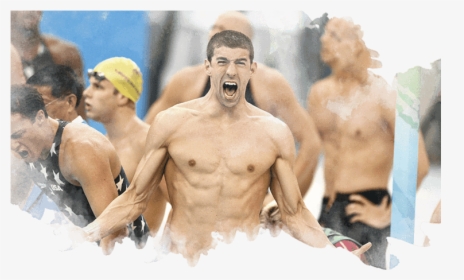 10 Michael Phelps Tras La Victoria De Su Equipo En - Michael Phelps É Torto, HD Png Download, Free Download