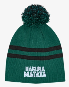 Hakuna Matata Tt122 Team 365 Striped Pom Beanie - Knit Cap, HD Png Download, Free Download