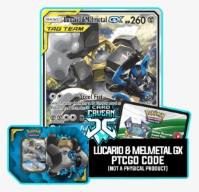 Pokemon Lucario And Melmetal Gx Tin, HD Png Download, Free Download