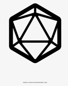 Icosahedron Coloring Page - Gluu Logo Png, Transparent Png, Free Download