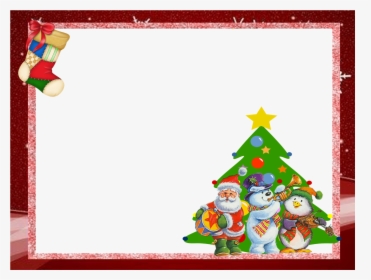 Moldura De Natal Noel Imprimir[1] - Boa Noite Feliz Natal Para Amigo, HD Png Download, Free Download