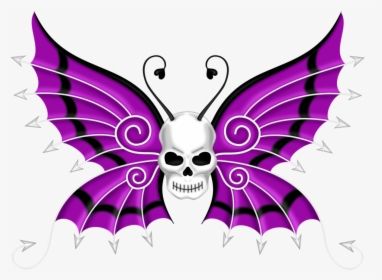 Skull Butterfly Tattoo Ideas, HD Png Download, Free Download