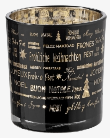 Tealight Glass "merry Christmas", 8cm - Bangle, HD Png Download, Free Download