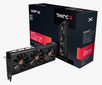 Radeon™ Rx 5600 Xt Thicc Iii Ultra, - Xfx Radeon Rx 5700 Xt Thicc 2, HD Png Download, Free Download