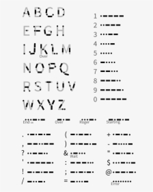 Pound Sign In Morse Code, HD Png Download, Free Download
