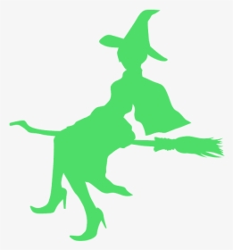 Red Witch Silhouette Vector Png, Transparent Png, Free Download