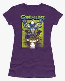Junior Purple Gizmo"s Nightmare Gremlins Shirt - T-shirt, HD Png Download, Free Download