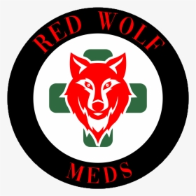 Red Wolf Meds - โลโก้ หมาป่า เท่ ๆ, HD Png Download, Free Download
