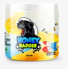 Yummy Sports Honey Badger Pre-workout - Yummy Honey Badger Ziclone, HD Png Download, Free Download