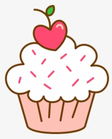 Kawaii Doodles, Cute Drawings, Food Illustrations, - Imagens De Cupcake Desenho, HD Png Download, Free Download
