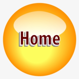 Home Button Image Orange Transparent Background, HD Png Download, Free Download