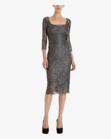 Dolce And Gabbana Grey Lace Dress, HD Png Download, Free Download