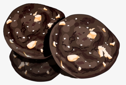 Burnt Chocolate Cookies - Chocolate, HD Png Download, Free Download