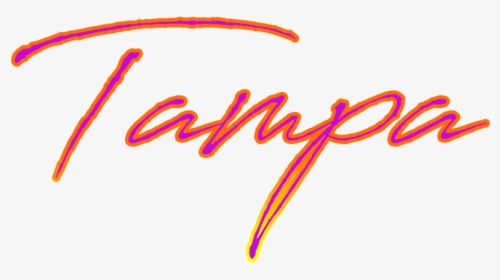 Freeuse Stock Check Out This Behance Project Tampa - Calligraphy, HD Png Download, Free Download