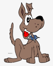 Dog Png Clipartly Com - Cartoon Dog Facing Right, Transparent Png, Free Download