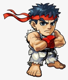 Street Fighter Ryu Cartoon, HD Png Download, Free Download