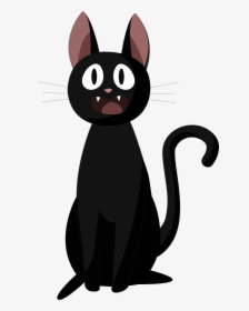 Black Cat Clipart - Cartoon, HD Png Download, Free Download