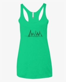 Mountain Brush Strokes Women"s Triblend Racerback Tank - Racerback, HD Png Download, Free Download