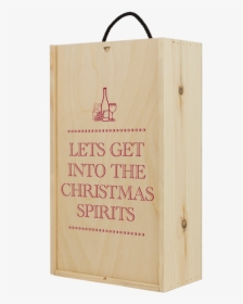 2 Bottle Christmas Box - Plywood, HD Png Download, Free Download