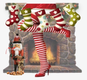 #freetoedit #socks #christmas #stockings #fireplace, HD Png Download, Free Download