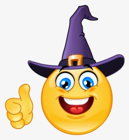 Witch Emoji 203 Decal - Halloween Smiley, HD Png Download, Free Download