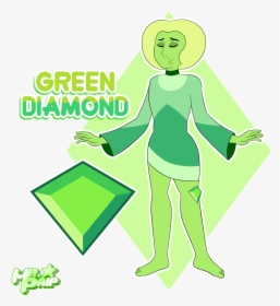 🍏×• Green Diamond •×🍏my Diamondsona  she Is A Supportive - Illustration, HD Png Download, Free Download