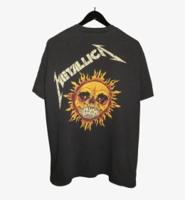 Metallica Flaming Skull Shirt, HD Png Download, Free Download