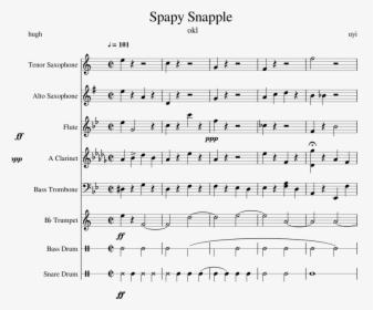Spapy Snapple Sheet Music Composed By Uyi 1 Of 11 Pages - Sheet Music, HD Png Download, Free Download