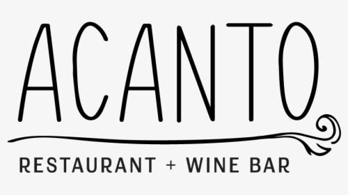 Acanto Restaurant Wine Bar - Calligraphy, HD Png Download, Free Download