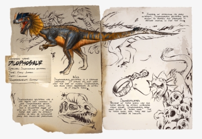 Ark Survival Evolved Dilophosaurus, HD Png Download, Free Download