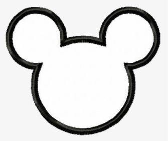 Mickey Mouse Head Outline Of Free Clip Transparent - Mickey Mouse Head Outline, HD Png Download, Free Download