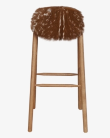 Back Blond Deer Chair - Bar Stool, HD Png Download, Free Download