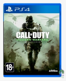 Игры Playstation 4 Б/у - Call Of Duty Modern Warfare Remastered Cover Ps4, HD Png Download, Free Download