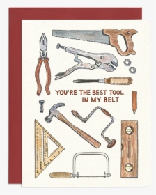Best Tool Father"s Day Card - Father's Day Card Tools, HD Png Download, Free Download