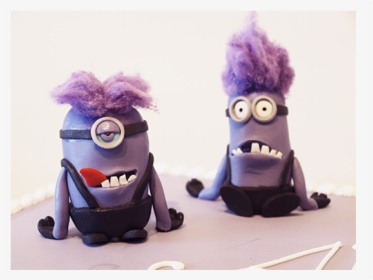 Evil Purple Minions Tegnefilmsfigurer - Plush, HD Png Download, Free Download