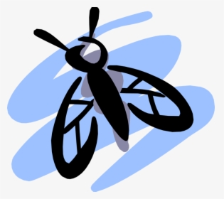 Vector Illustration Of Housefly Insect Fly Symbol On - Kartun Hd, HD Png Download, Free Download