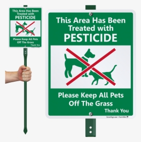 Area Been Treated With Pesticide, HD Png Download, Free Download