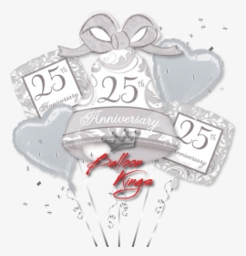 25th Anniversary Bouquet - Silver Wedding Anniversary Png, Transparent Png, Free Download