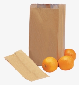 Bag, Fruit & Vegetable Bag, Brown Kraft Paper, No - Papieren Zakjes, HD Png Download, Free Download