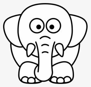Elephant Clipart Black Background, HD Png Download, Free Download