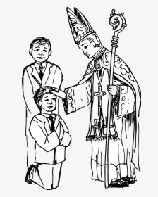 Catholic Confirmation Clipart - Confirmation Clipart Black And White, HD Png Download, Free Download