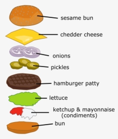 Explained Hamburger, HD Png Download, Free Download